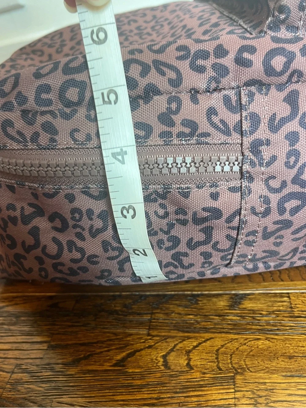 Herschel Leopard Print Backpack — brown & black